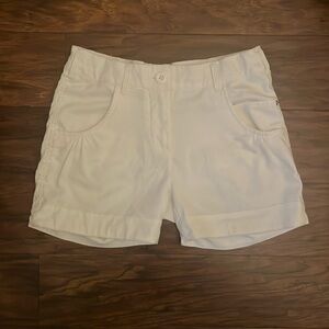 Nike golf white shorts